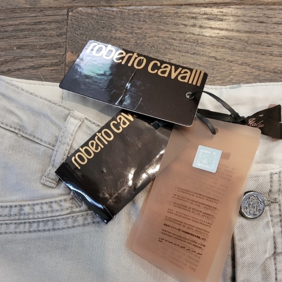 Roberto cavalli grey flared bell bottoms jeans new never worn - Picture 9 of 16